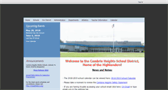 Desktop Screenshot of chsd1.org